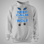 Keep Calm Wolf Hoody