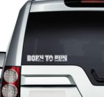 Born to Run Text Sticker
